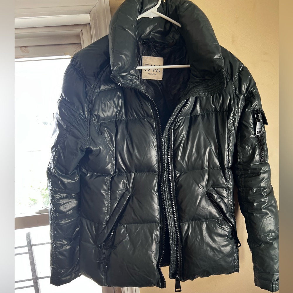 Green Sam Puffer Jacket - Size Large